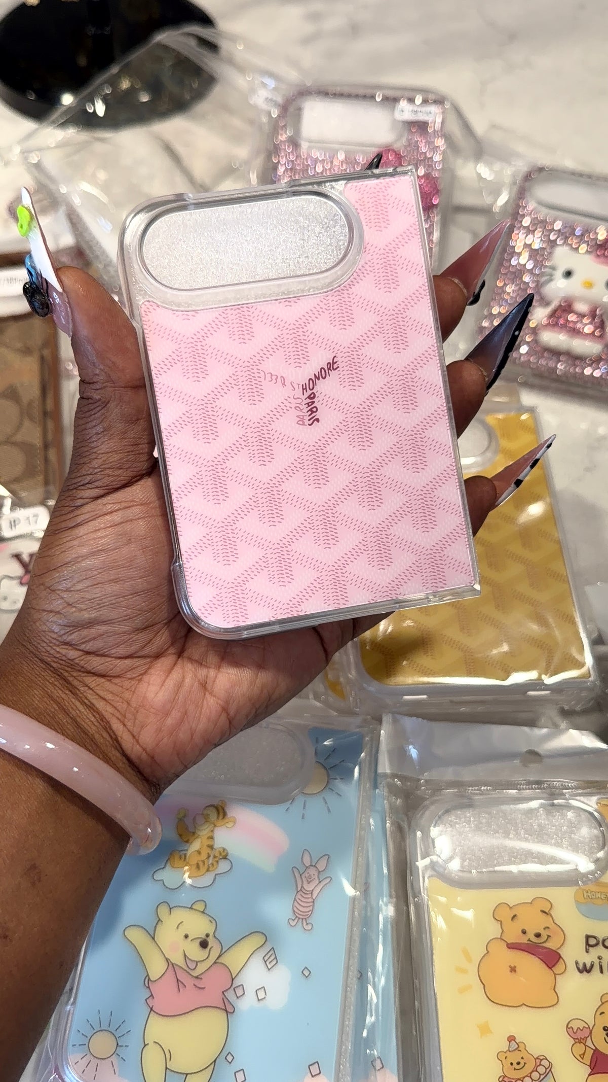 Pink monogram